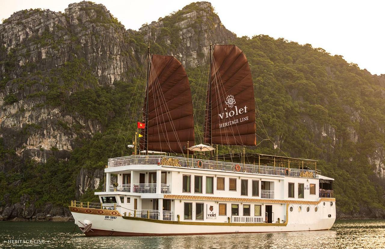 Heritage Line Violet Cruise - Halong Bay & Lan Ha Bay Ha Long Bagian luar foto