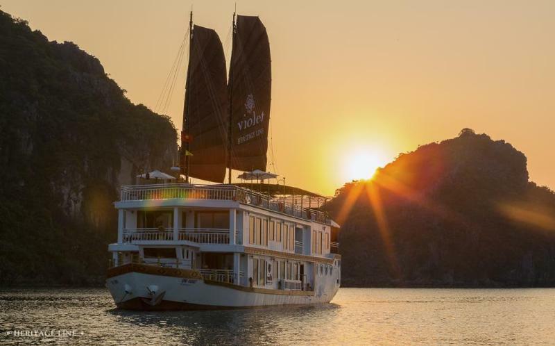 Heritage Line Violet Cruise - Halong Bay & Lan Ha Bay Ha Long Bagian luar foto